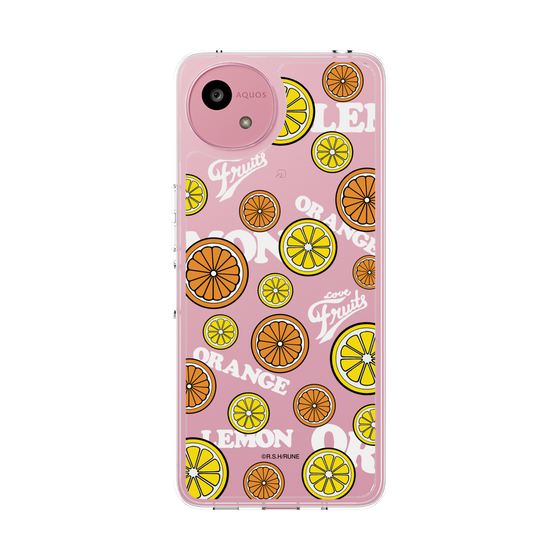 スリムプロテクションケース［ 内藤ルネ - Lemon & Orange ］