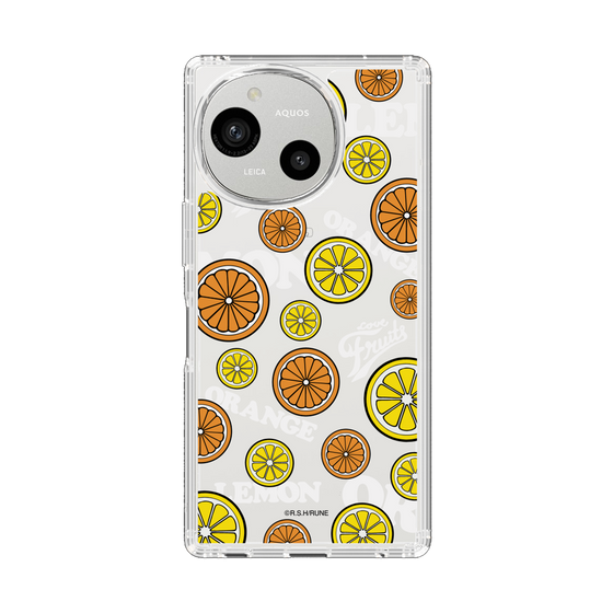 スリムプロテクションケース［ 内藤ルネ - Lemon & Orange ］