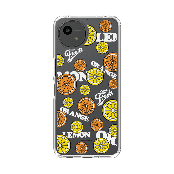 スリムプロテクションケース［ 内藤ルネ - Lemon & Orange ］