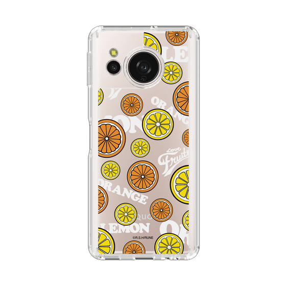 スリムプロテクションケース［ 内藤ルネ - Lemon & Orange ］