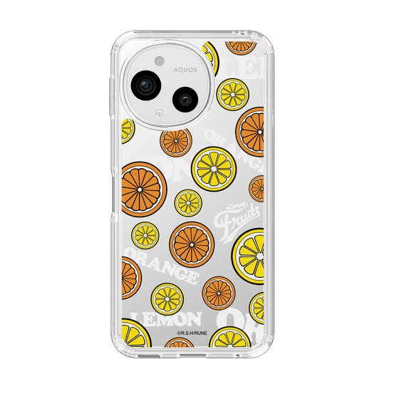 スリムプロテクションケース［ 内藤ルネ - Lemon & Orange ］