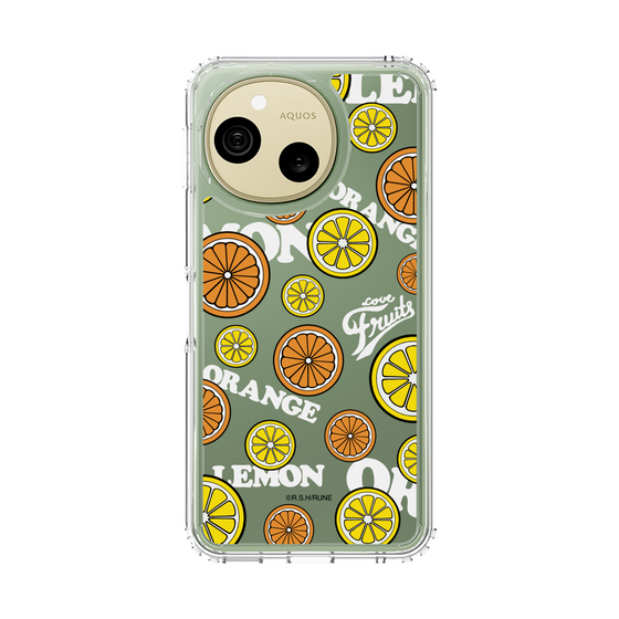 スリムプロテクションケース［ 内藤ルネ - Lemon & Orange ］