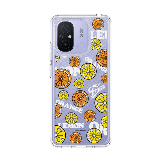 スリムプロテクションケース［ 内藤ルネ - Lemon & Orange ］