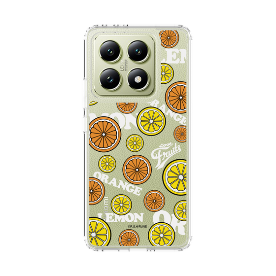 スリムプロテクションケース［ 内藤ルネ - Lemon & Orange ］