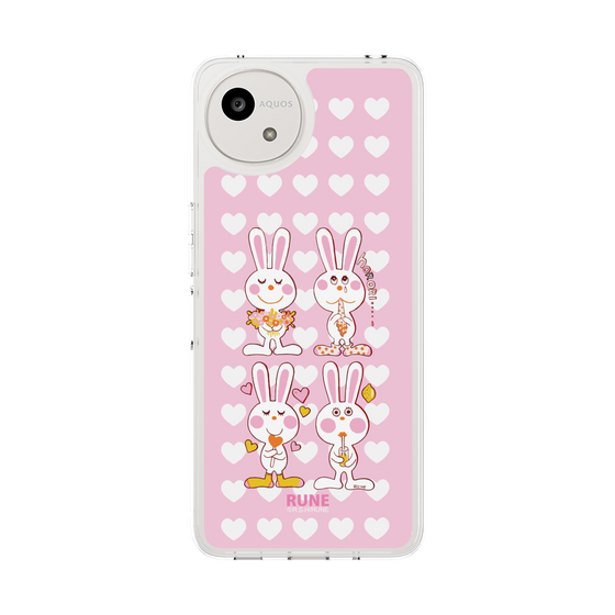 スリムプロテクションケース［ 内藤ルネ - Bunny ］