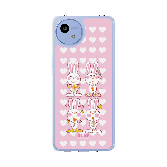 スリムプロテクションケース［ 内藤ルネ - Bunny ］