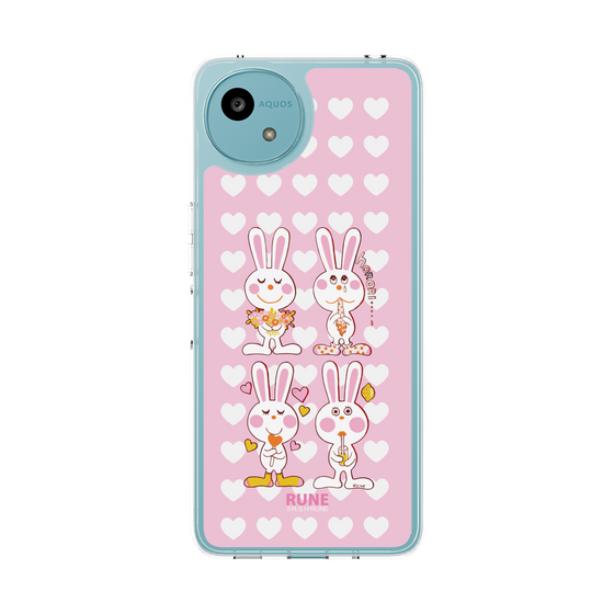 スリムプロテクションケース［ 内藤ルネ - Bunny ］