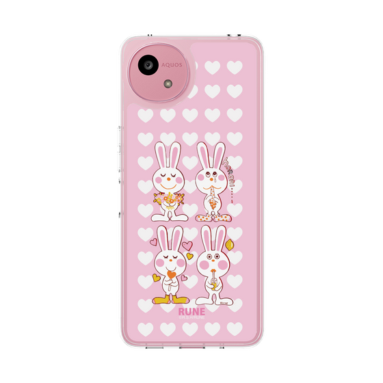 スリムプロテクションケース［ 内藤ルネ - Bunny ］