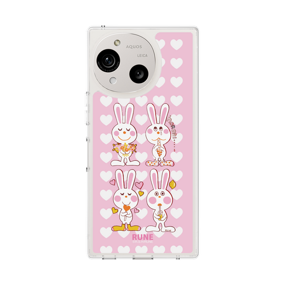 スリムプロテクションケース［ 内藤ルネ - Bunny ］