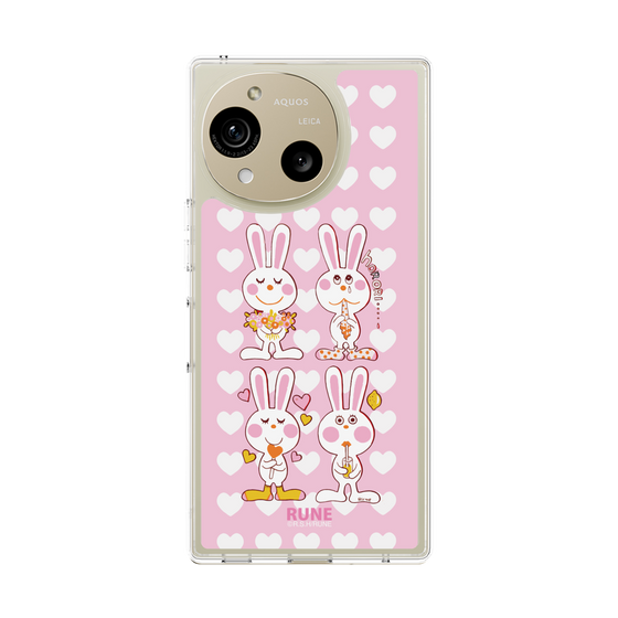 スリムプロテクションケース［ 内藤ルネ - Bunny ］