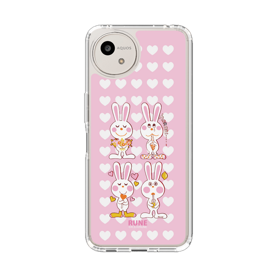 スリムプロテクションケース［ 内藤ルネ - Bunny ］