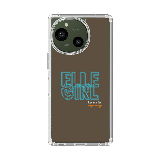 スリムプロテクションケース［ ELLEgirl - ネオンロゴ ］