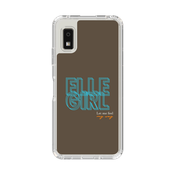 スリムプロテクションケース［ ELLEgirl - ネオンロゴ ］