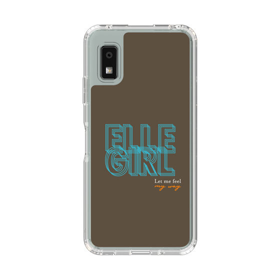 スリムプロテクションケース［ ELLEgirl - ネオンロゴ ］