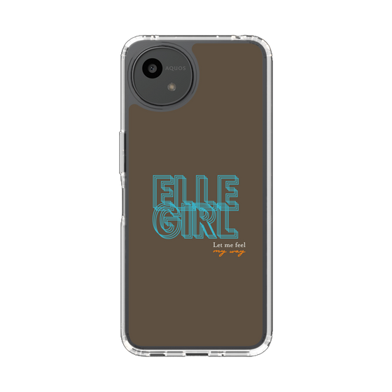 スリムプロテクションケース［ ELLEgirl - ネオンロゴ ］