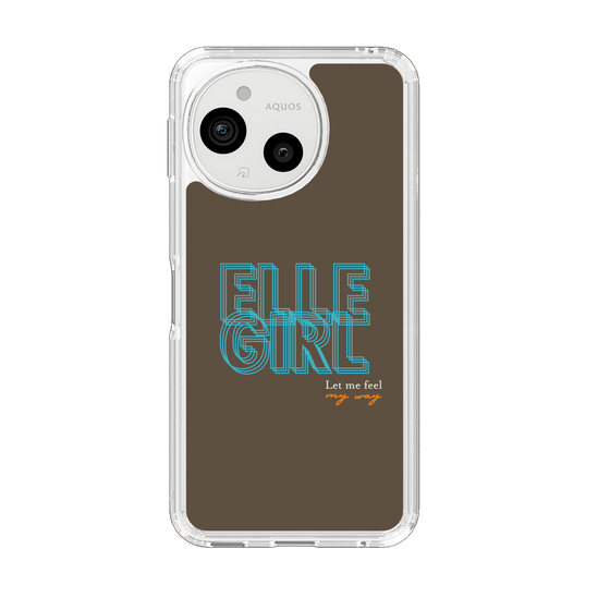 スリムプロテクションケース［ ELLEgirl - ネオンロゴ ］