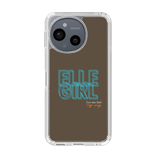 スリムプロテクションケース［ ELLEgirl - ネオンロゴ ］