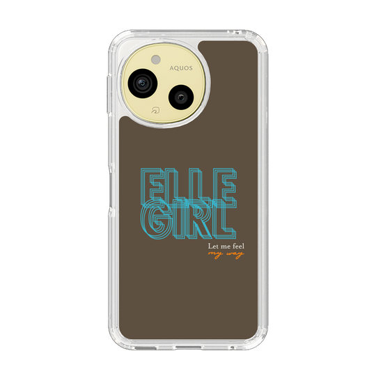 スリムプロテクションケース［ ELLEgirl - ネオンロゴ ］