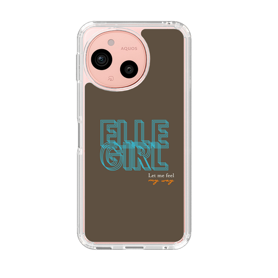 スリムプロテクションケース［ ELLEgirl - ネオンロゴ ］