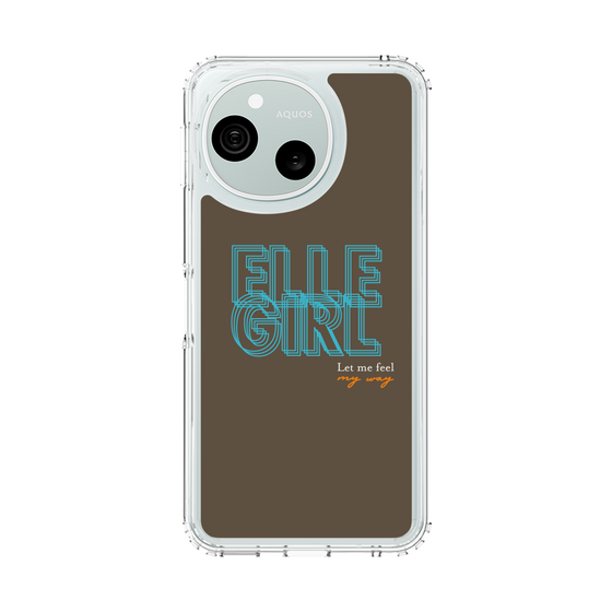 スリムプロテクションケース［ ELLEgirl - ネオンロゴ ］