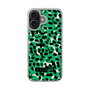 スリムプロテクションケース［ ELLEgirl - レオパード - Green ］