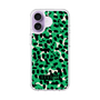スリムプロテクションケース［ ELLEgirl - レオパード - Green ］