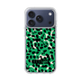 スリムプロテクションケース［ ELLEgirl - レオパード - Green ］