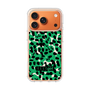 スリムプロテクションケース［ ELLEgirl - レオパード - Green ］