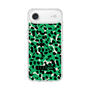 スリムプロテクションケース［ ELLEgirl - レオパード - Green ］