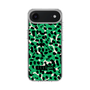 スリムプロテクションケース［ ELLEgirl - レオパード - Green ］