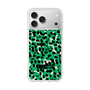 スリムプロテクションケース［ ELLEgirl - レオパード - Green ］