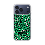 スリムプロテクションケース［ ELLEgirl - レオパード - Green ］