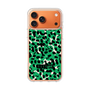 スリムプロテクションケース［ ELLEgirl - レオパード - Green ］