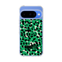 スリムプロテクションケース［ ELLEgirl - レオパード - Green ］
