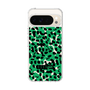 スリムプロテクションケース［ ELLEgirl - レオパード - Green ］