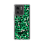 スリムプロテクションケース［ ELLEgirl - レオパード - Green ］