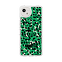 スリムプロテクションケース［ ELLEgirl - レオパード - Green ］
