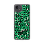 スリムプロテクションケース［ ELLEgirl - レオパード - Green ］