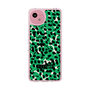スリムプロテクションケース［ ELLEgirl - レオパード - Green ］