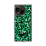 スリムプロテクションケース［ ELLEgirl - レオパード - Green ］