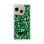 スリムプロテクションケース［ ELLEgirl - レオパード - Green ］