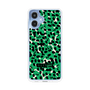スリムプロテクションケース［ ELLEgirl - レオパード - Green ］