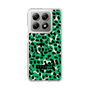 スリムプロテクションケース［ ELLEgirl - レオパード - Green ］