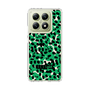 スリムプロテクションケース［ ELLEgirl - レオパード - Green ］
