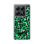 スリムプロテクションケース［ ELLEgirl - レオパード - Green ］
