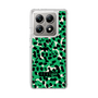 スリムプロテクションケース［ ELLEgirl - レオパード - Green ］
