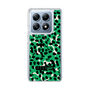 スリムプロテクションケース［ ELLEgirl - レオパード - Green ］