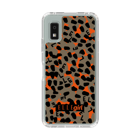 スリムプロテクションケース［ ELLEgirl - レオパード - Brown ］