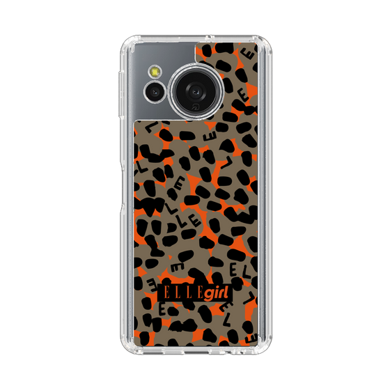 スリムプロテクションケース［ ELLEgirl - レオパード - Brown ］