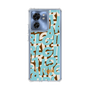 スリムプロテクションケース［ ELLEgirl - ミックスロゴ - Pale blue ］